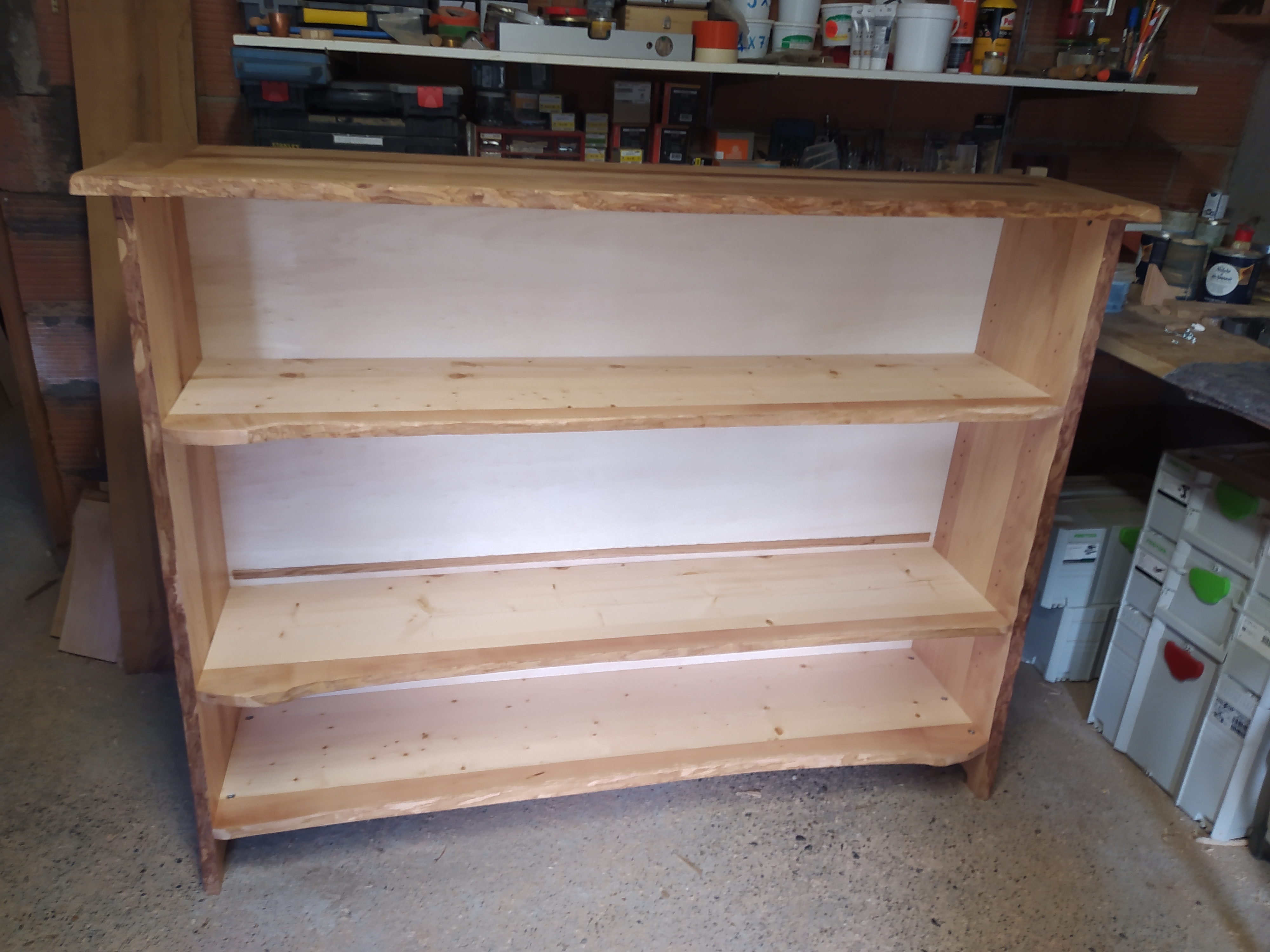 Meuble bibliothèque en Alisier